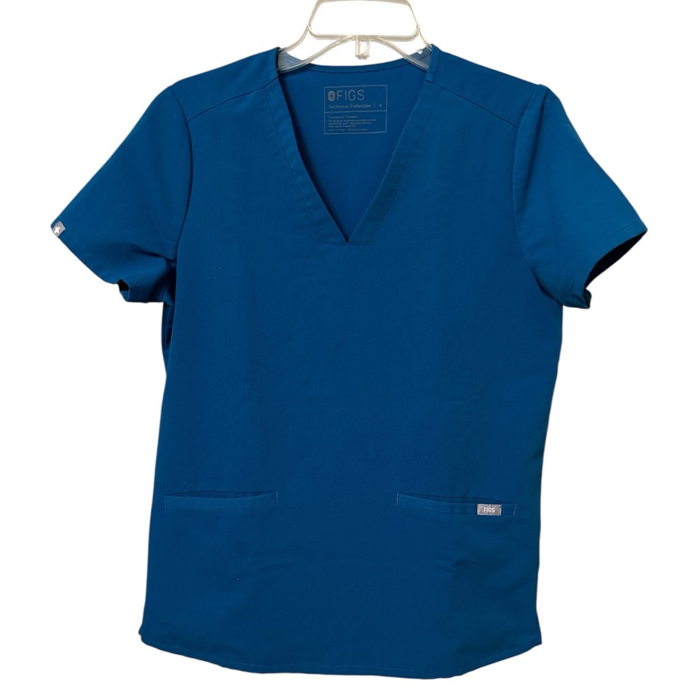 Figs Casma turquoise women’s size small scrub top